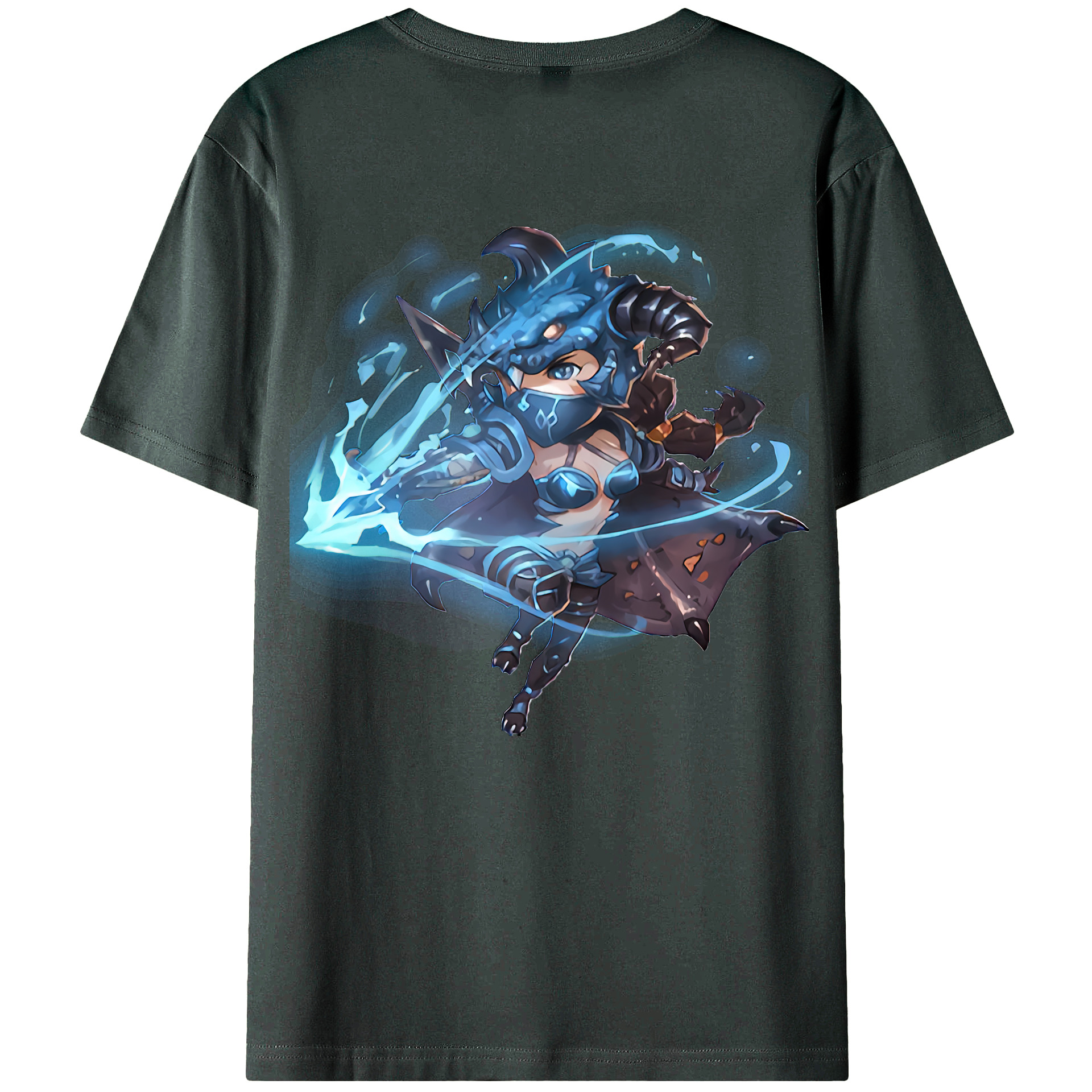 （画像用） リーグ・オブ・レジェンド League of Legends LOL 綿100％ メンズ半袖Tシャツ（バックプリント） 通気性